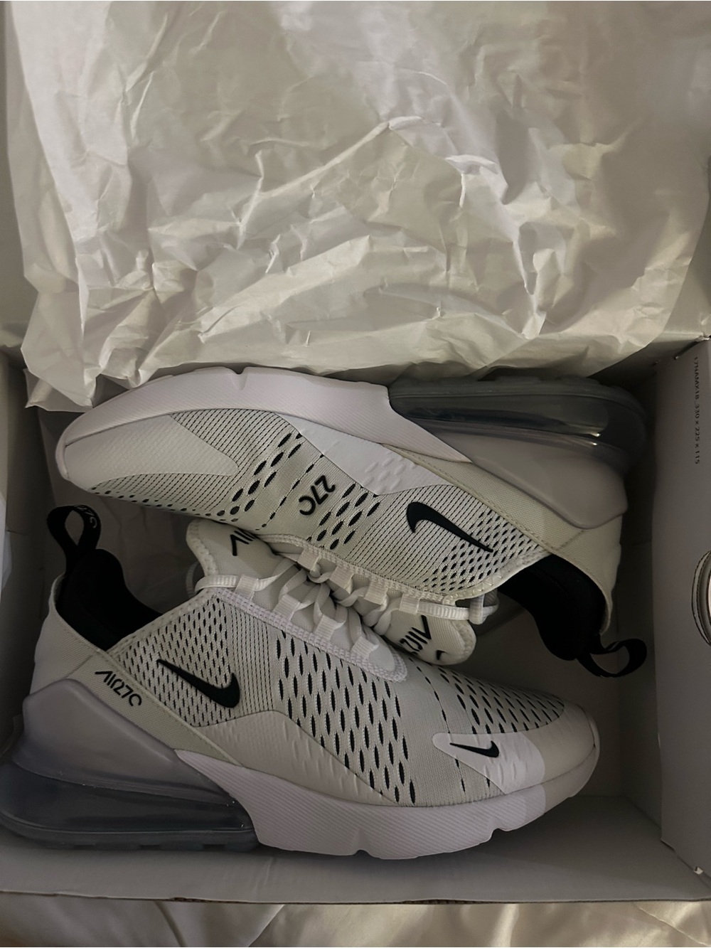 Nike Air Max 270 Women’s Sneakers - White/Black